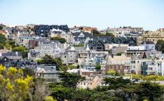 San Francisco hillside with housing