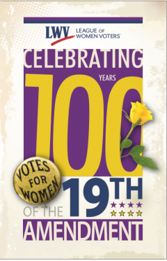 celebrating the 19th amendment of votes for women