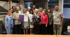LWVHC Proclamation by Mayor Harry Kim on League's 100th Anniversary