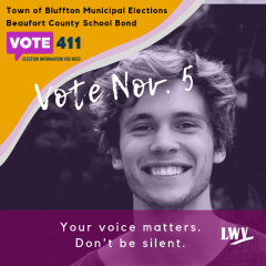 Vote Nov. 5. Your voice matters. Don't be silent. 