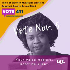 Vote Nov. 5. Your voice matters. Don't be silent. 