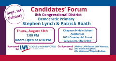 8th Congressional District Democratic Candidate Forum