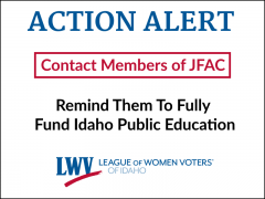 JFAC Education Funding Bill Action Alert 2021
