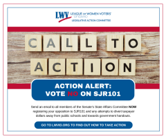 2025 Action Alert Idaho League of Women Voters SJR101