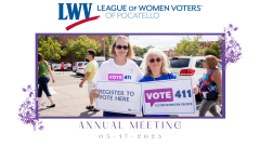 2023 League of Women Voters of Pocatello annual meeting