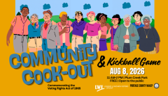 Aug 8 Commnity Cookout and Kickball Game 2026