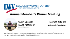 Annual Member's Meeting May 29 at 5pm, McConnell Foundation
