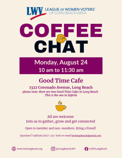 August 24 Coffee & Chat