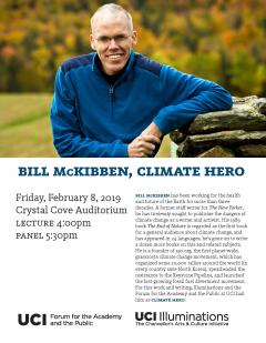 Bill McKibben - at UCI Feb. 8-9. Free, but need to RSVP