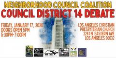 CD 14 Candidate forum flyer