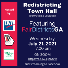 Redistricting Town Hall Featuring FairDistrictsGA