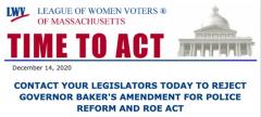 Reject Gov Baker's Amendments