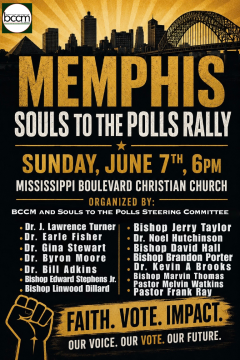 Souls to the Polls informational flyer
