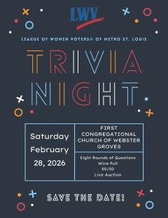 LWV Trivia Night Save the Date