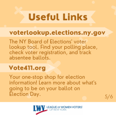 Useful Voting Informational Links