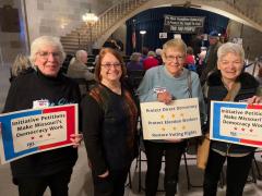 Marilyn McLeod, Nancy Copenhaver, Donna Harlan and Patricia O'Roark