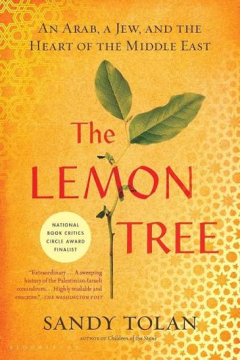 book cover of Sandy Tolan's The Lemon Tree - yellow background