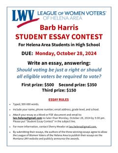 Student Essay Contest