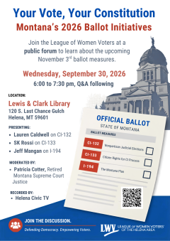 Ballot Issues event