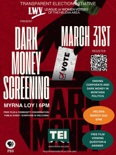 Dark Money screening at MLC