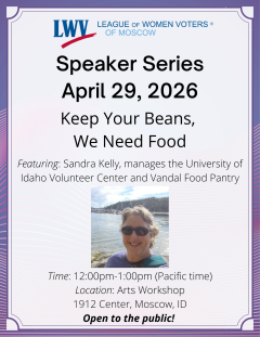 Advertisement for Speaker Series event