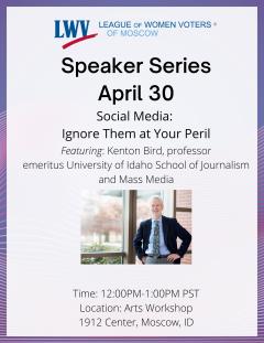 Advertisement for Speaker Series