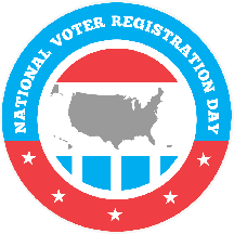 National Voter Registration Day logo RESIZED