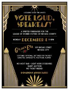Vote Loud, Speakeasy