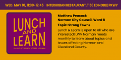 Lunch and Learn at the Interurban!