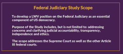 fed judiciary study 