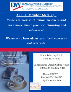 LWVNSBC Program Planning flyer 2025