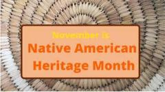 woven texture background November native heritage month