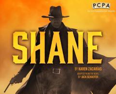 PCPA promotional poster for the play "SHANE"