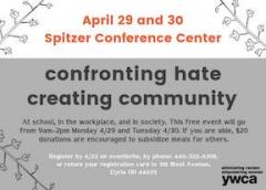 confronting hate poster