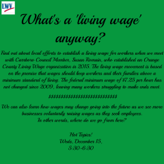 What's A Living Wage Anyway?