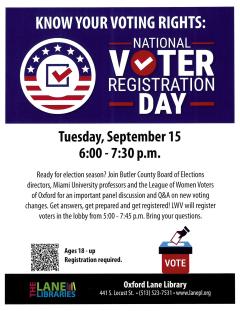 Know your Voting Rights: National Voter Registration Day