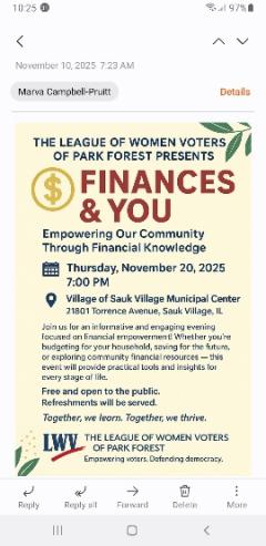 Finance program flyer