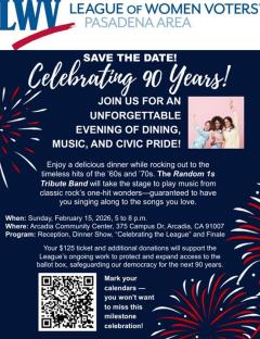 Flyer 90th Year Celebration