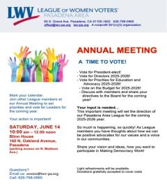 Annual Meeting Flyer 052225