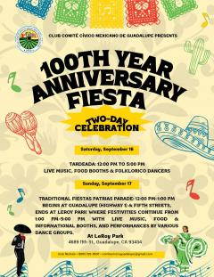 ¡Celebración del 100 Aniversario de Fiestas Patrias!