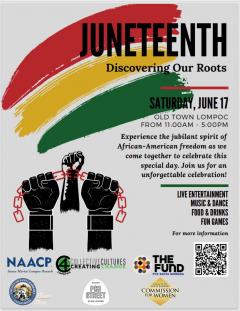 Lompoc Juneteenth Celebration Flyer 2023