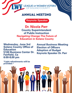 Annual meeting June 3, 2026