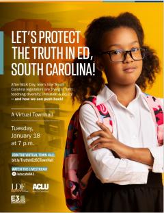 1.18.2022 Let's Protect the Truth in Ed, South Carolina, Town Hall 