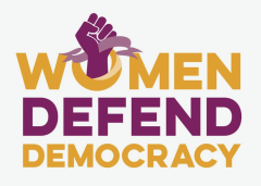 Women defend democracy logo