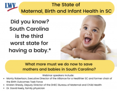 The State of Maternal, Birth, and Infant Health in SC webinar