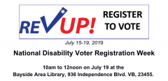 National Disability Voter Registration Week