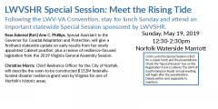 LWVSHR Special Session Information