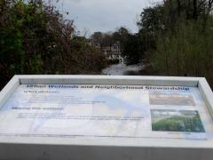 urban wetlands sign