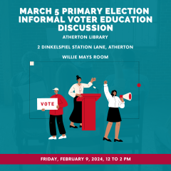 March 5 Primary Election  Informal Voter Education Discussion