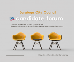 Saratoga City Council Candidate Forum
